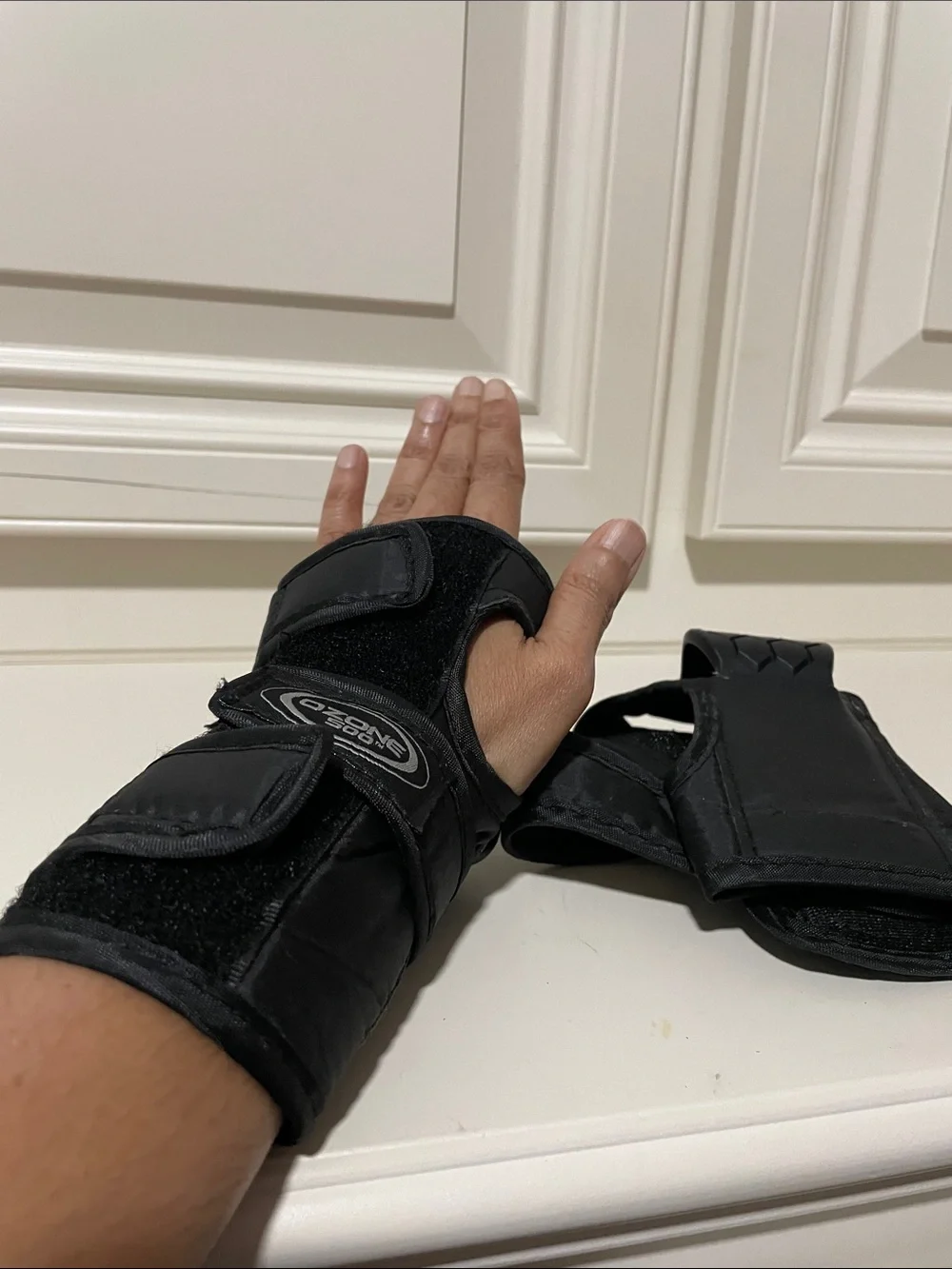 Boys Black ProTec Wrist Guards - Pair